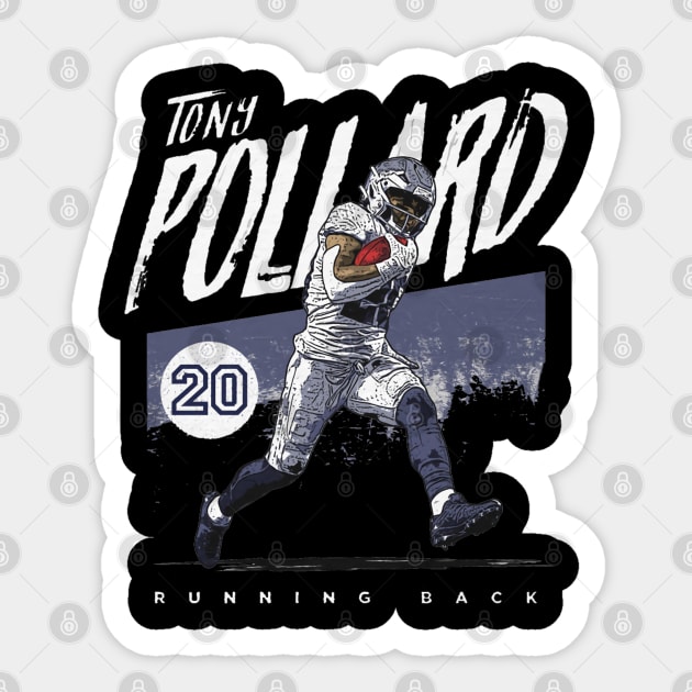Tony Pollard Dallas Grunge Sticker by Chunta_Design